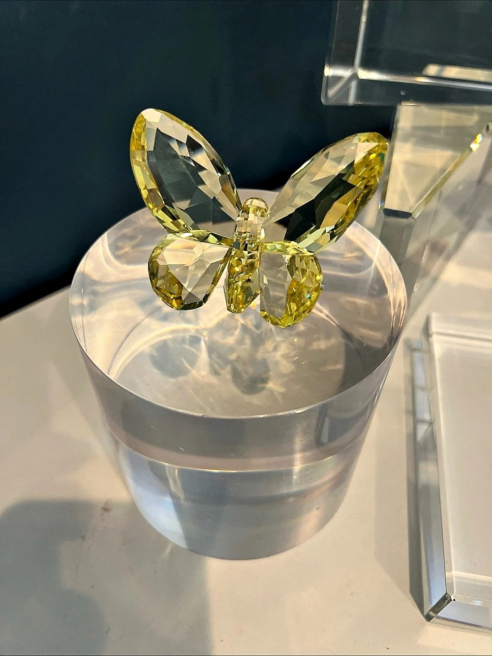 Swarovski Crystal Butterfly Jonquil Yellow * Large * No Box 855690